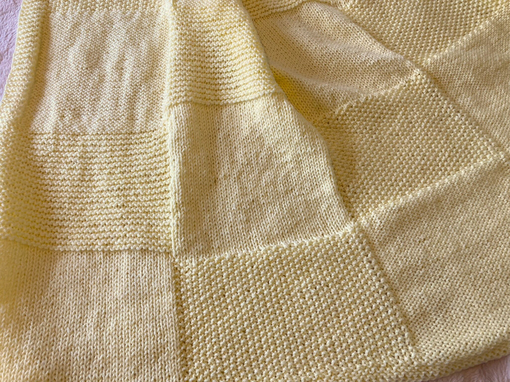 Knitting pattern ~  Samson Baby Blanket  in DK ~  ENGLISH ~  PDF Download