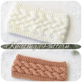 Knitting pattern ~ Cosy Cable Headbands / Ear warmers ~ ENGLISH ~ PDF Download