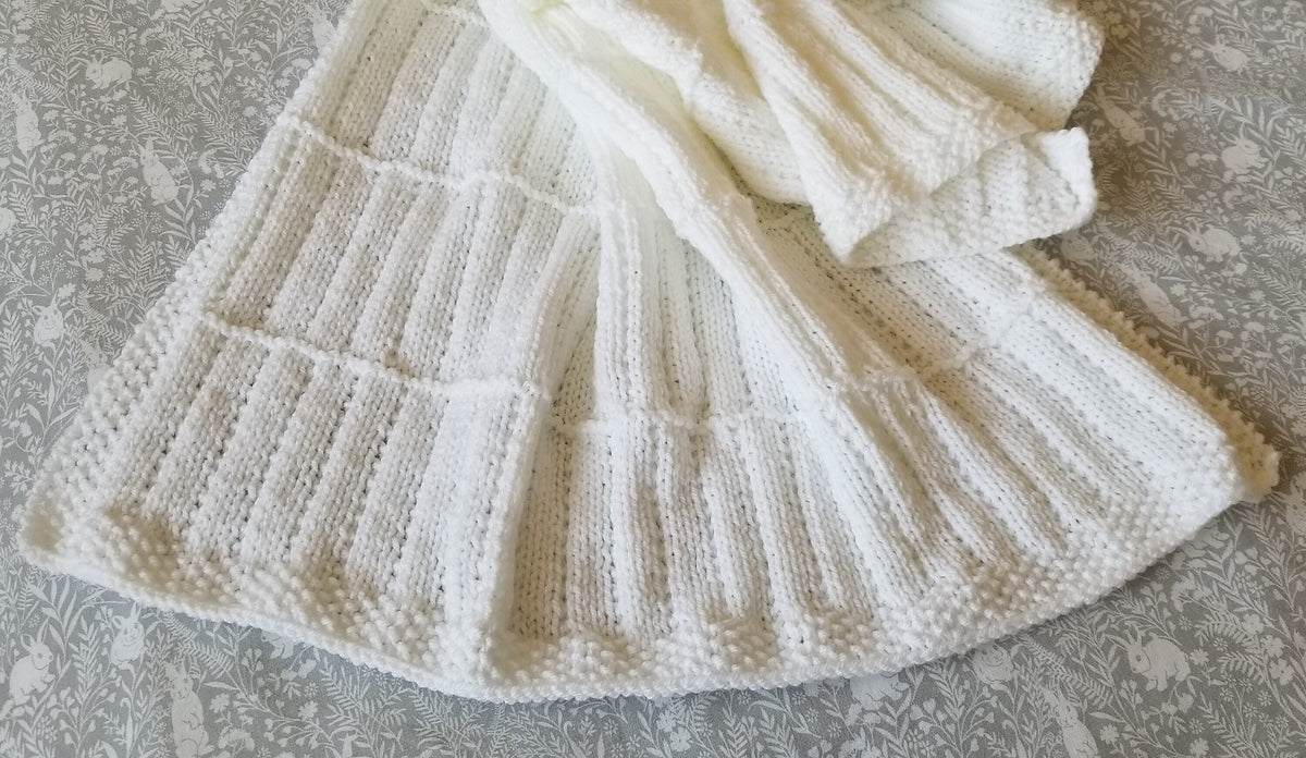 Knitting Pattern ~ Tyra Baby Blanket in DK ~ ENGLISH ~  PDF Download