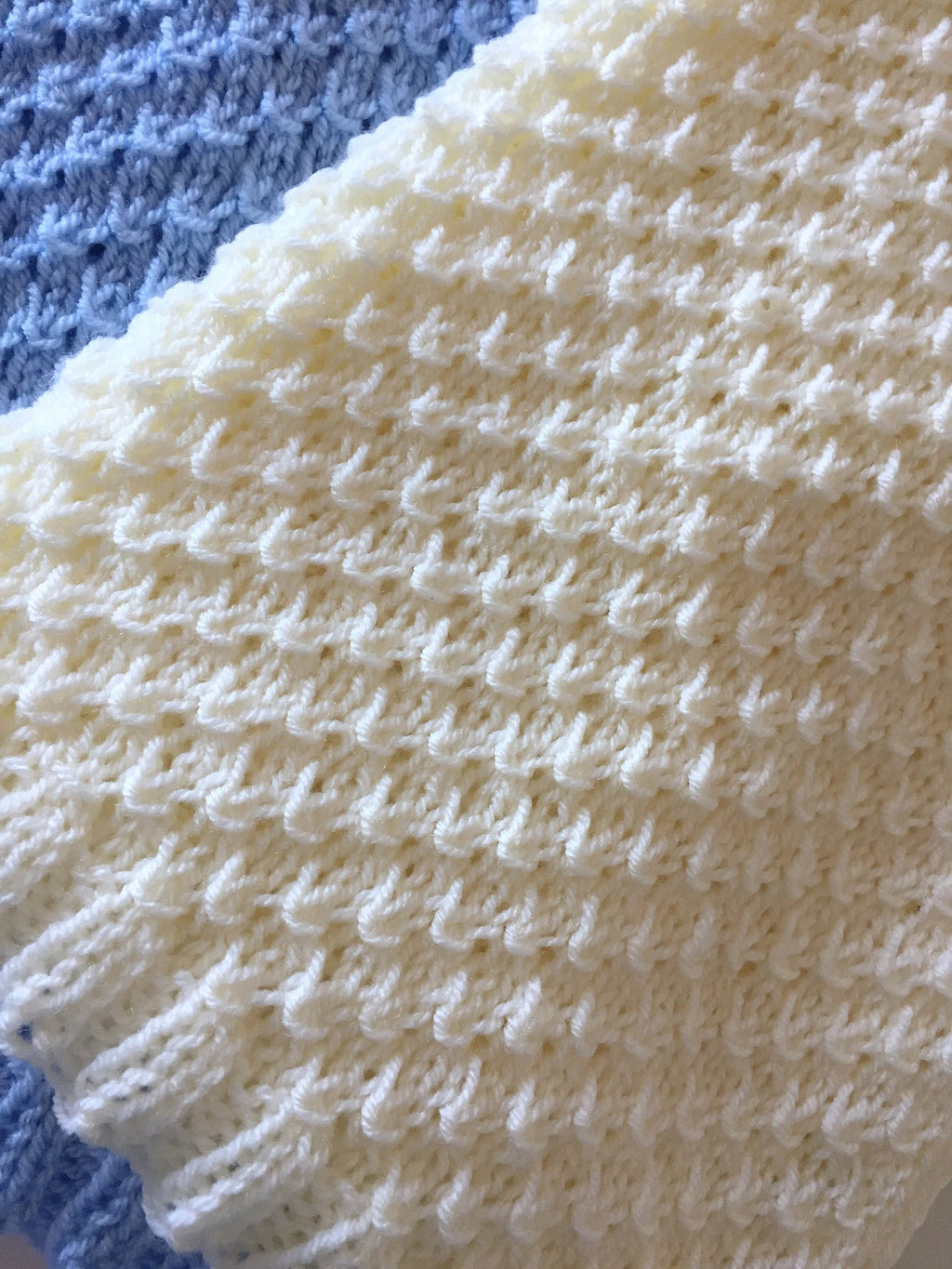 Knitting pattern ~ Freya Baby Blanket ~  ENGLISH ~ PDF Download