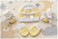 Knitting pattern ~ Alana Baby Set /  Hat , Mittens and Bootees ~ ENGLISH ~ PDF Download