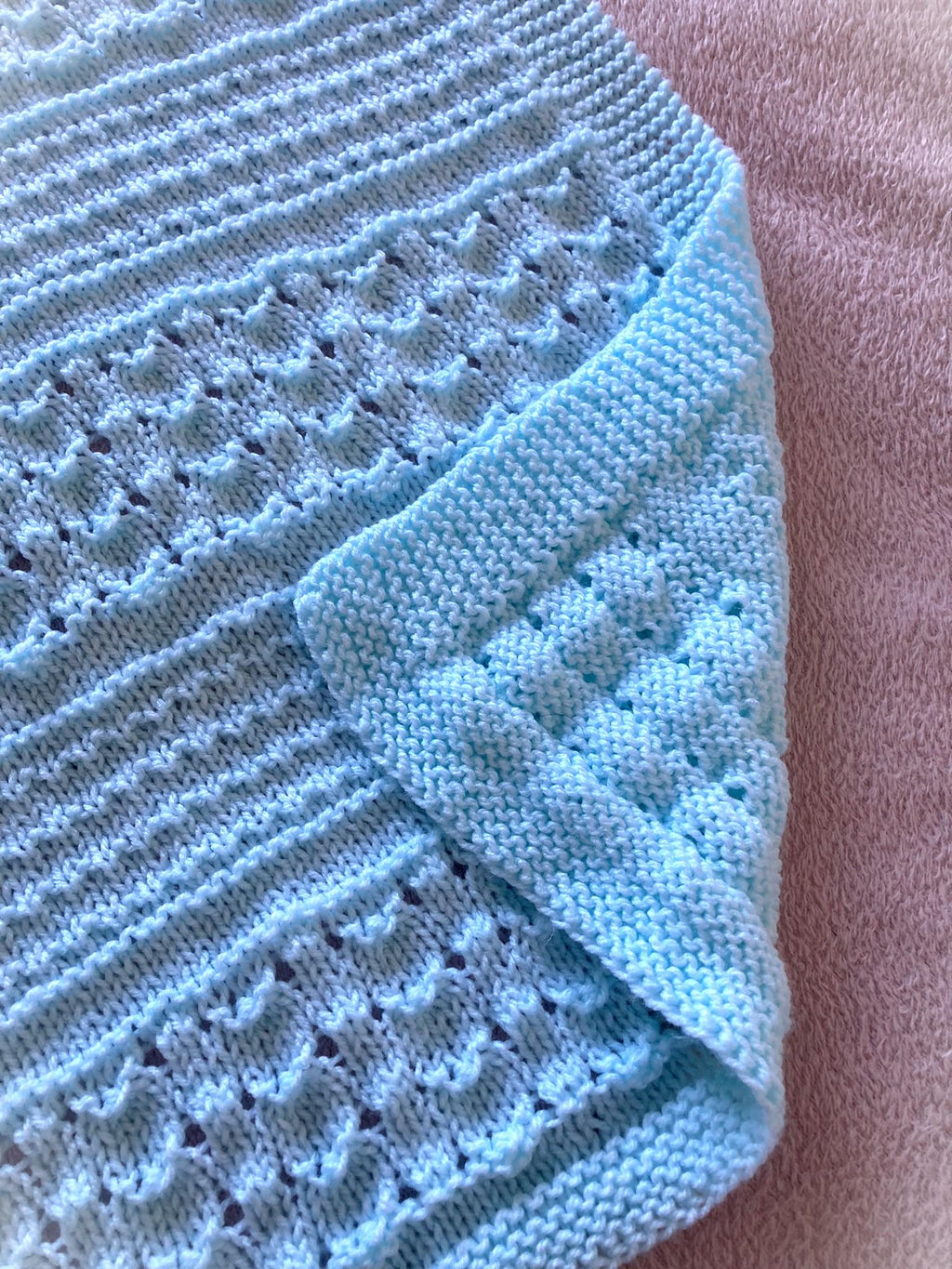 Knitting Pattern ~ Seren Baby Blanket  ~  ENGLISH ~ PDF Download