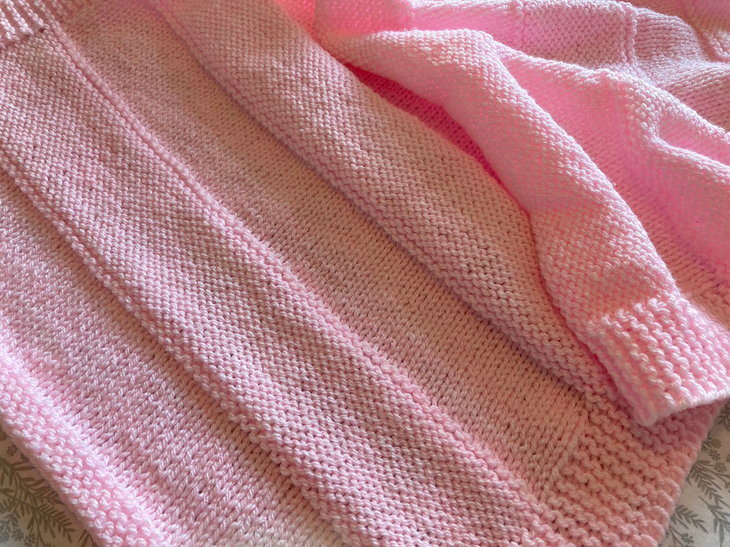 Knitting pattern ~ Nova Baby Blanket ~ Fully Reversible Design ~ ENGLISH ~ PDF Download
