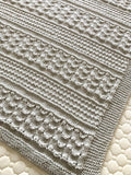 Knitting Pattern ~ Seren Baby Blanket  ~  ENGLISH ~ PDF Download