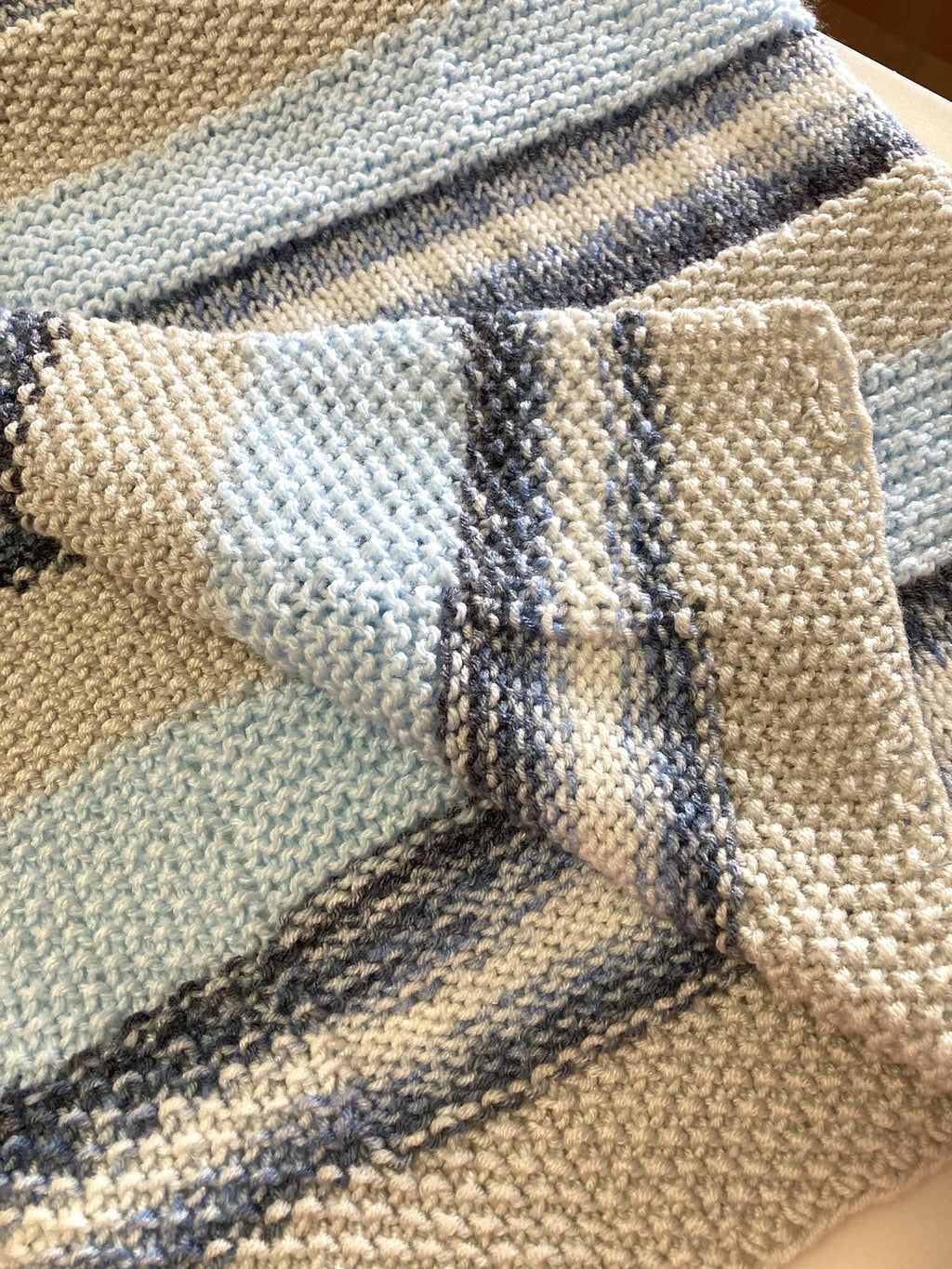 Knitting pattern ~ Simple Textures Baby Blanket  ~ DK Yarn ~ ENGLISH ~ PDF Download