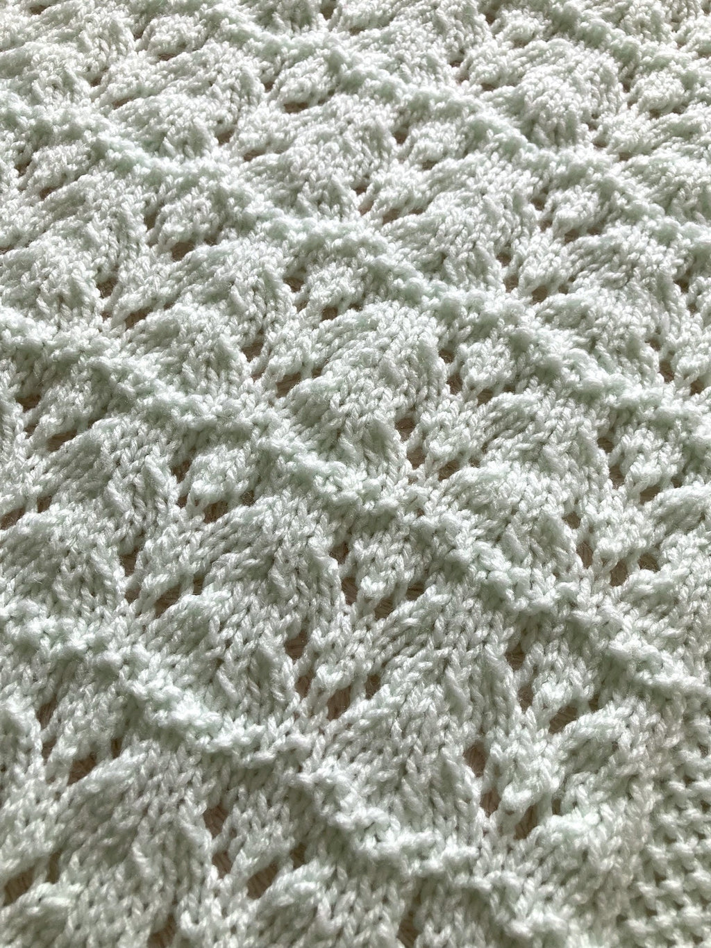 Knitting Pattern ~ Audrey Baby Blanket in DK  ~ ENGLISH ~ PDF Download