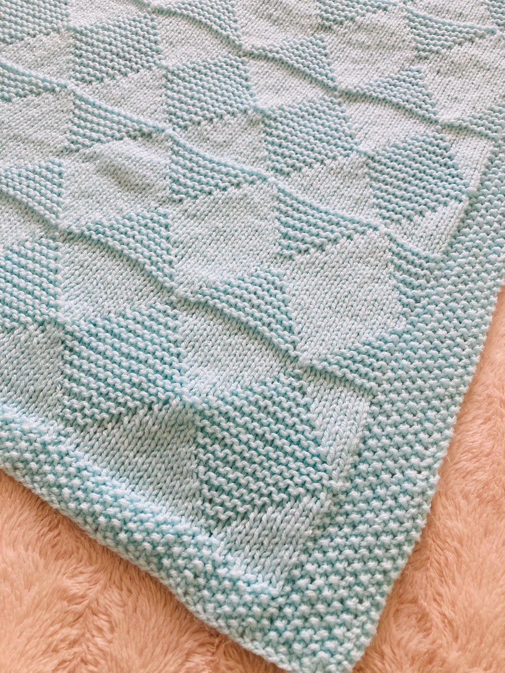 Knitting Pattern ~ Heidi Baby Blanket  ~  ENGLISH ~ PDF Download