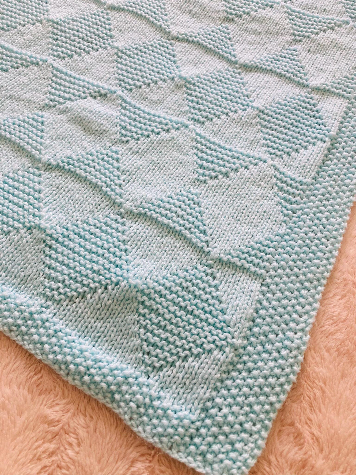 Knitting Pattern ~ Heidi Baby Blanket  ~  ENGLISH ~ PDF Download