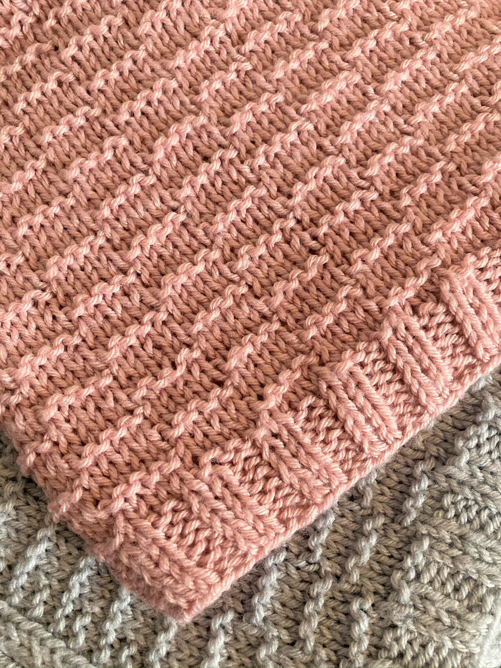 Knitting pattern ~ Freddie Baby Blanket  ~ ENGLISH ~  PDF Download