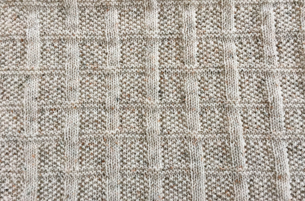 Knitting Pattern ~ Lattice Baby Blanket ~  ENGLISH ~ PDF Download