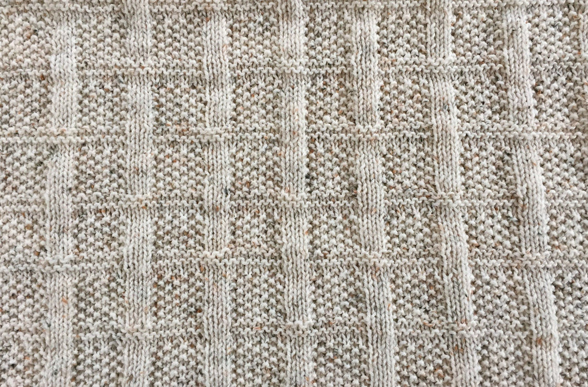 Knitting Pattern ~ Lattice Baby Blanket ~  ENGLISH ~ PDF Download
