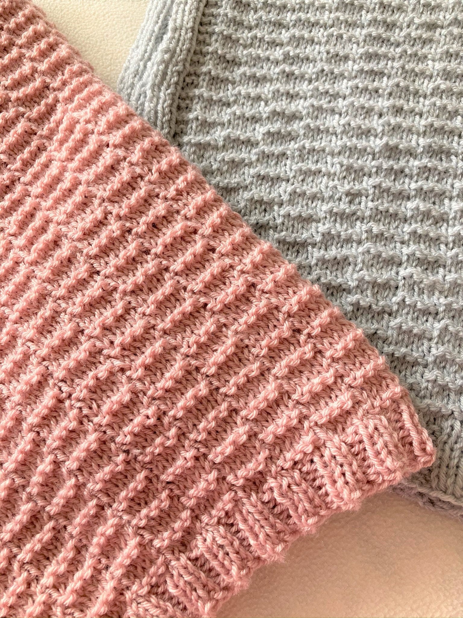 Knitting pattern ~ Freddie Baby Blanket  ~ ENGLISH ~  PDF Download