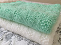 Knitting pattern ~ Moss Checks Baby Blanket ~ ENGLISH ~  PDF Download