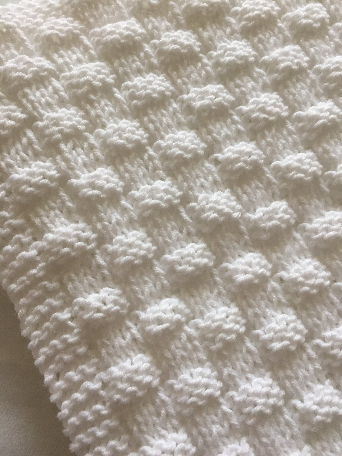 Knitting pattern ~ Quick and Easy Basket Weave Baby Blanket  ~ ENGLISH ~ PDF Download