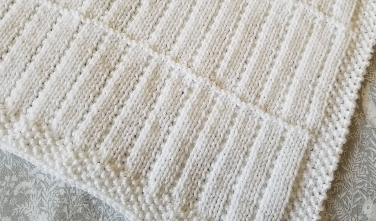Knitting Pattern ~ Tyra Baby Blanket in DK ~ ENGLISH ~  PDF Download