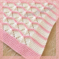 Knitting pattern ~ Dara Baby Blanket in DK Yarn ~ ENGLISH ~ PDF Download