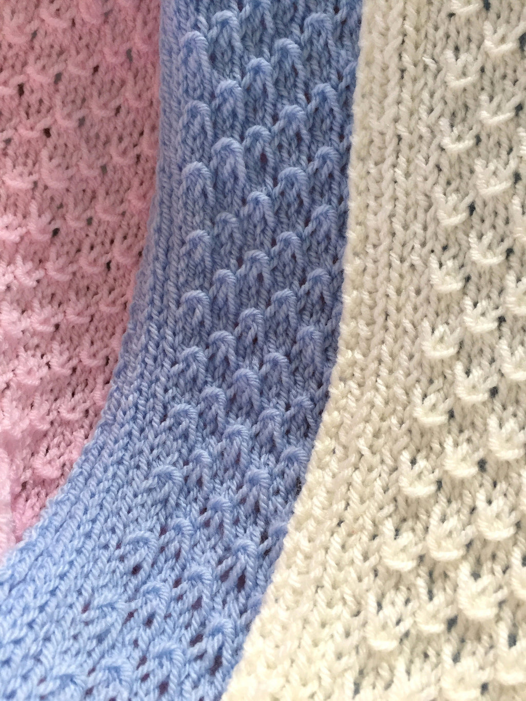Knitting pattern ~ Freya Baby Blanket ~  ENGLISH ~ PDF Download