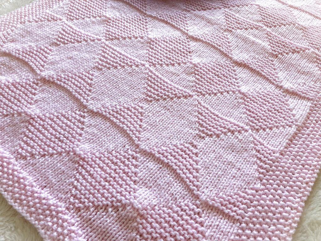 Knitting Pattern ~ Heidi Baby Blanket  ~  ENGLISH ~ PDF Download