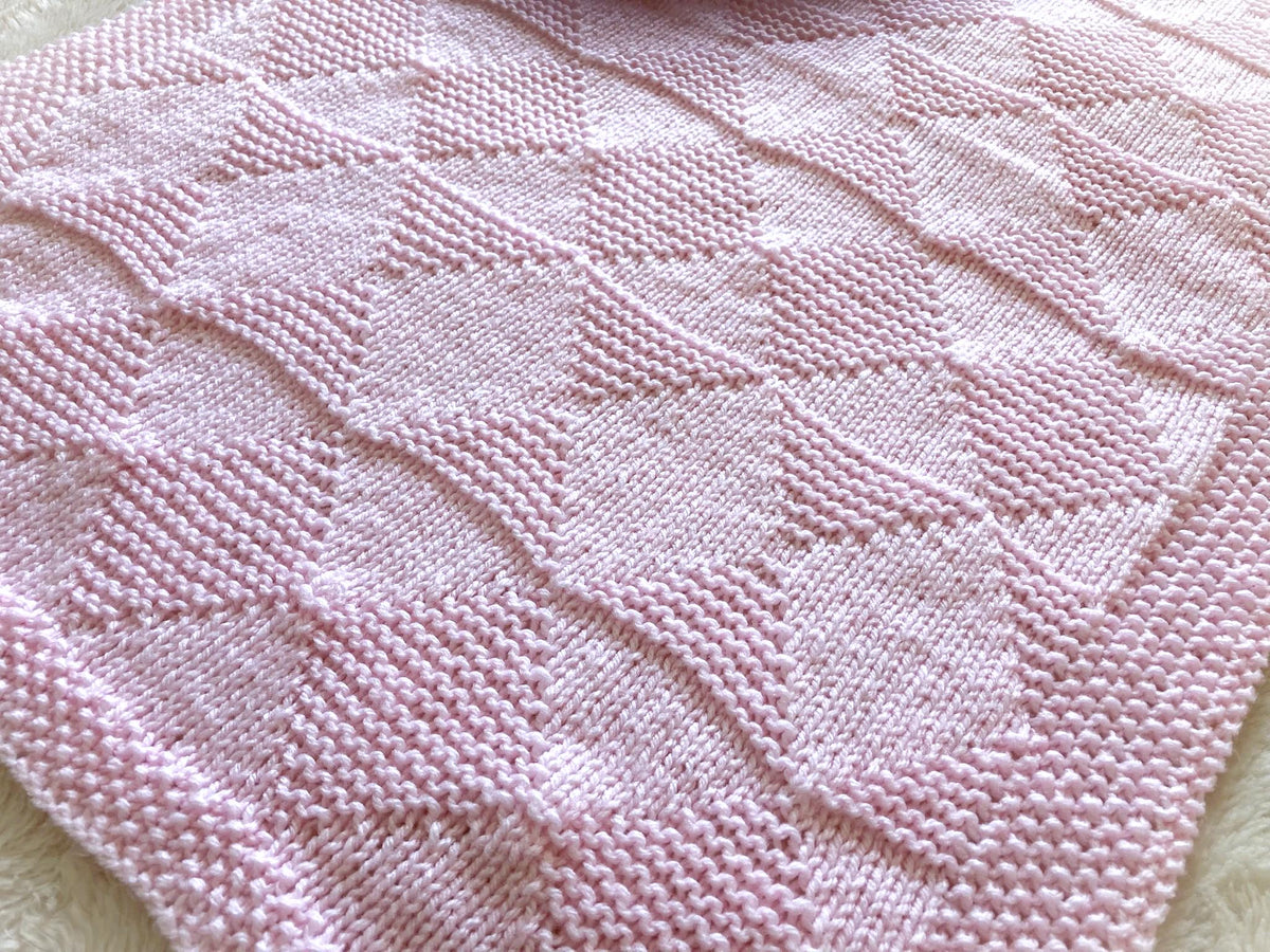Knitting Pattern ~ Heidi Baby Blanket  ~  ENGLISH ~ PDF Download