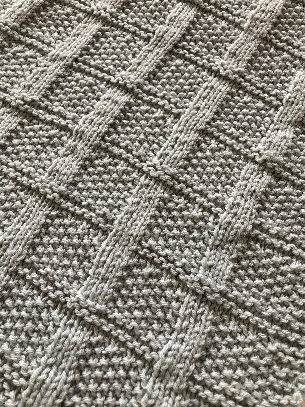 Knitting Pattern ~ Lattice Baby Blanket ~  ENGLISH ~ PDF Download