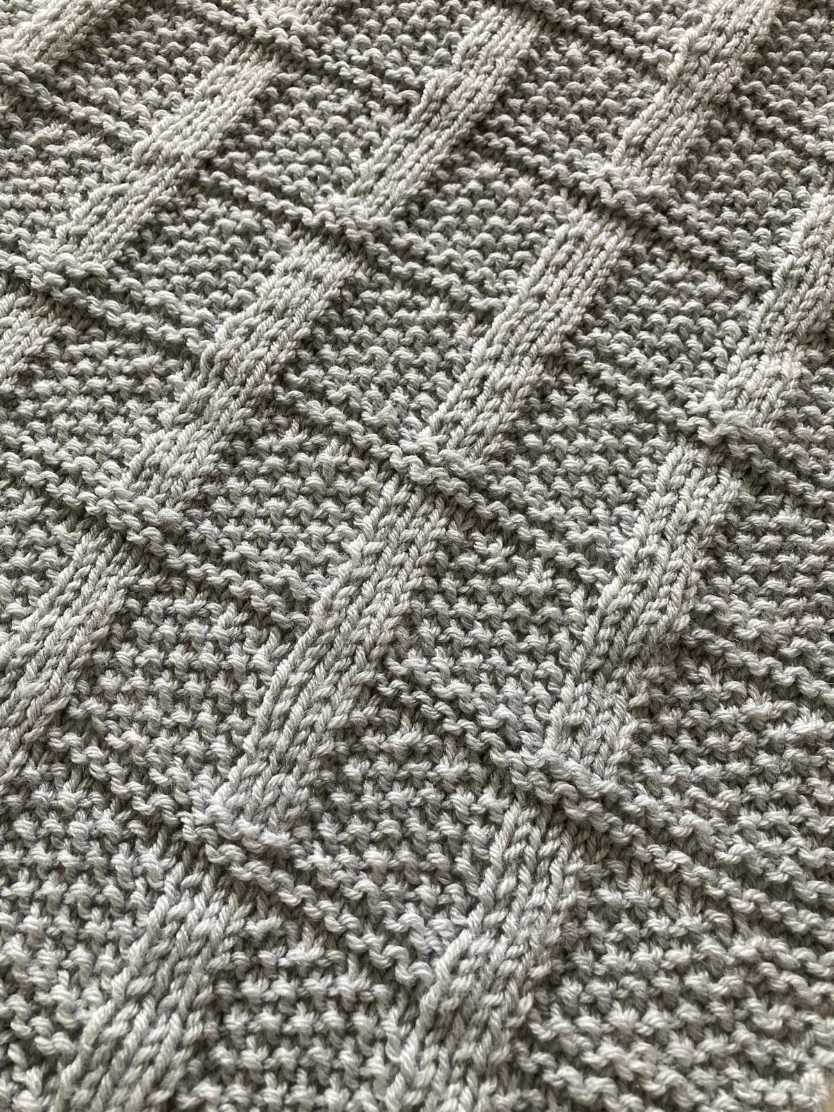 Knitting Pattern ~ Lattice Baby Blanket ~  ENGLISH ~ PDF Download