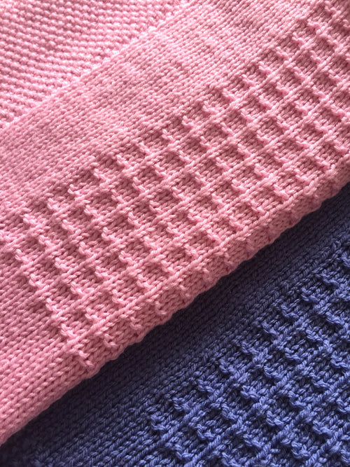 Knitting Pattern ~  Alia Baby Blanket  ~ ENGLISH ~ PDF Download