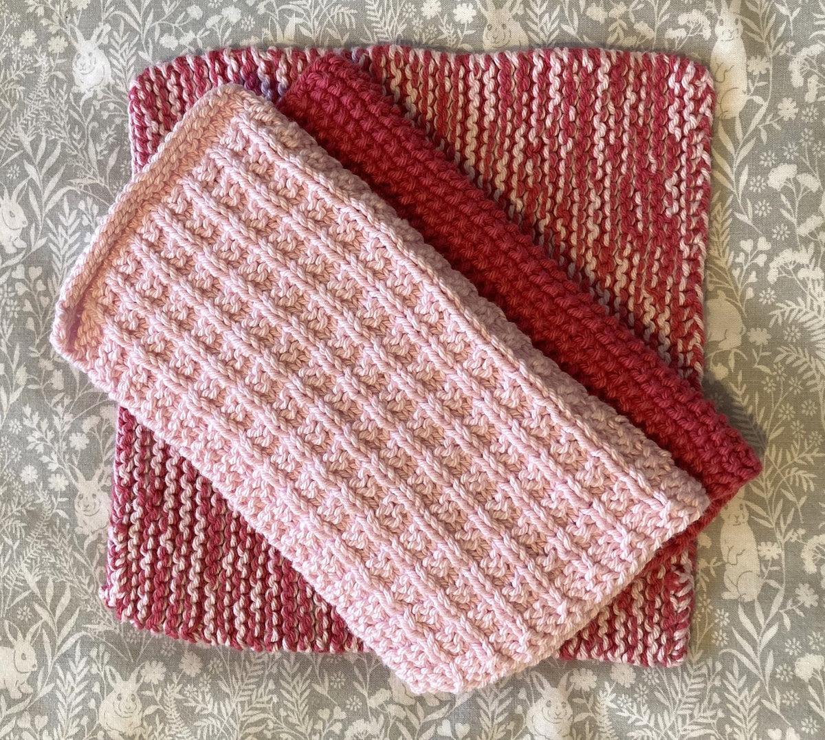 Knitting Pattern  ~ Kitchen Set ~ Towel, Cloths & Pot Holder ~ ENGLISH ~ PDF Download