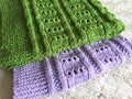 Knitting pattern ~ Little Ladders Baby Blanket  ~ ENGLISH ~  PDF Download