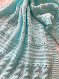Knitting pattern ~ Avril Baby Blanket in DK Yarn ~ ENGLISH ~ PDF Download